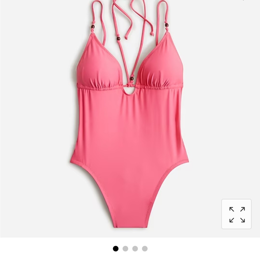 Strappy Plunge One Piece Swimsuit